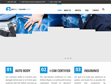 Tablet Screenshot of garysautocollision.com